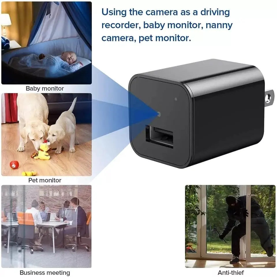 كاميرا مخفية على شكل شاحن USB