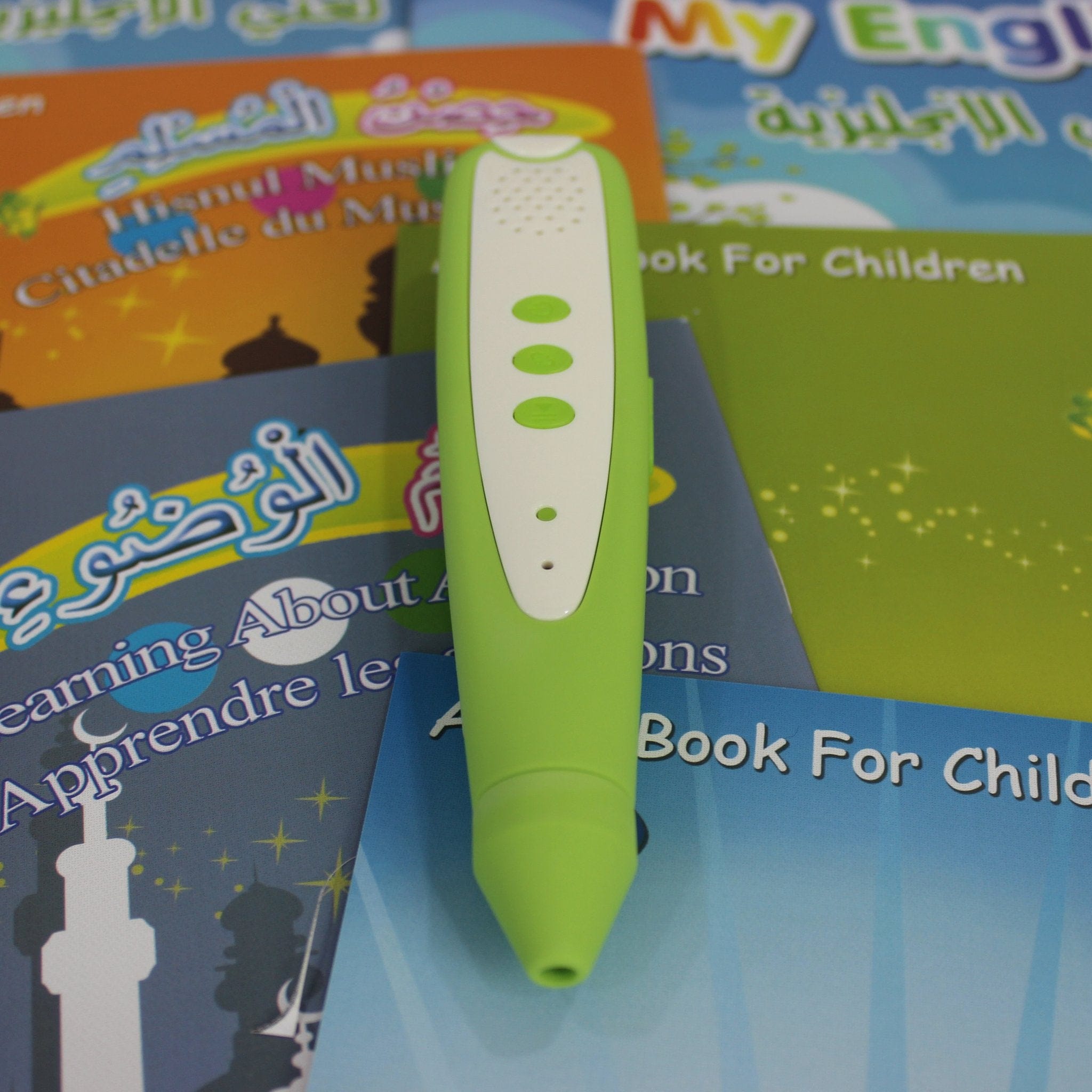 Educational books series with speaking pen